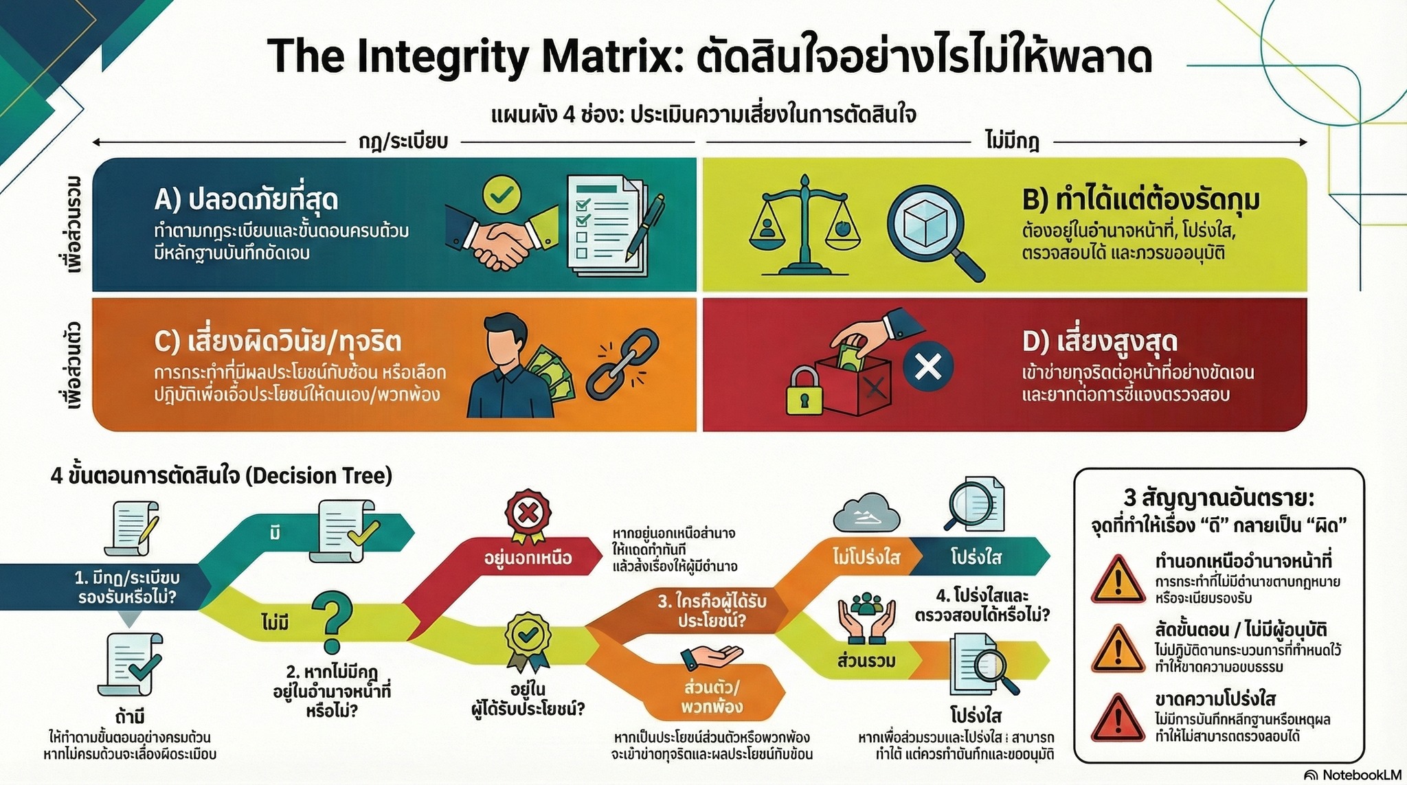 Khantarit - The Integrity Matrix: ตัดสินใจอย่างไรไม่ให้พลาด ⚖️ (กรอบคิด ...