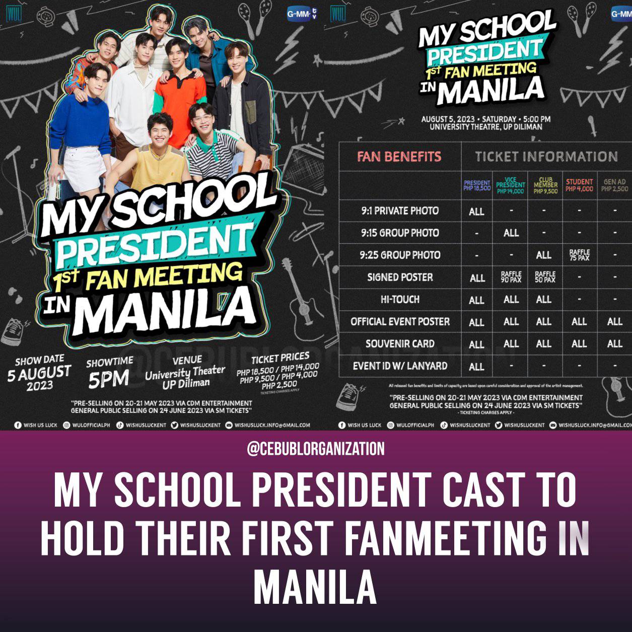 MY SCHOOL PRESIDENT PROM NIGHT LIVE ON STAGE🎤 📍 Saturday, 18