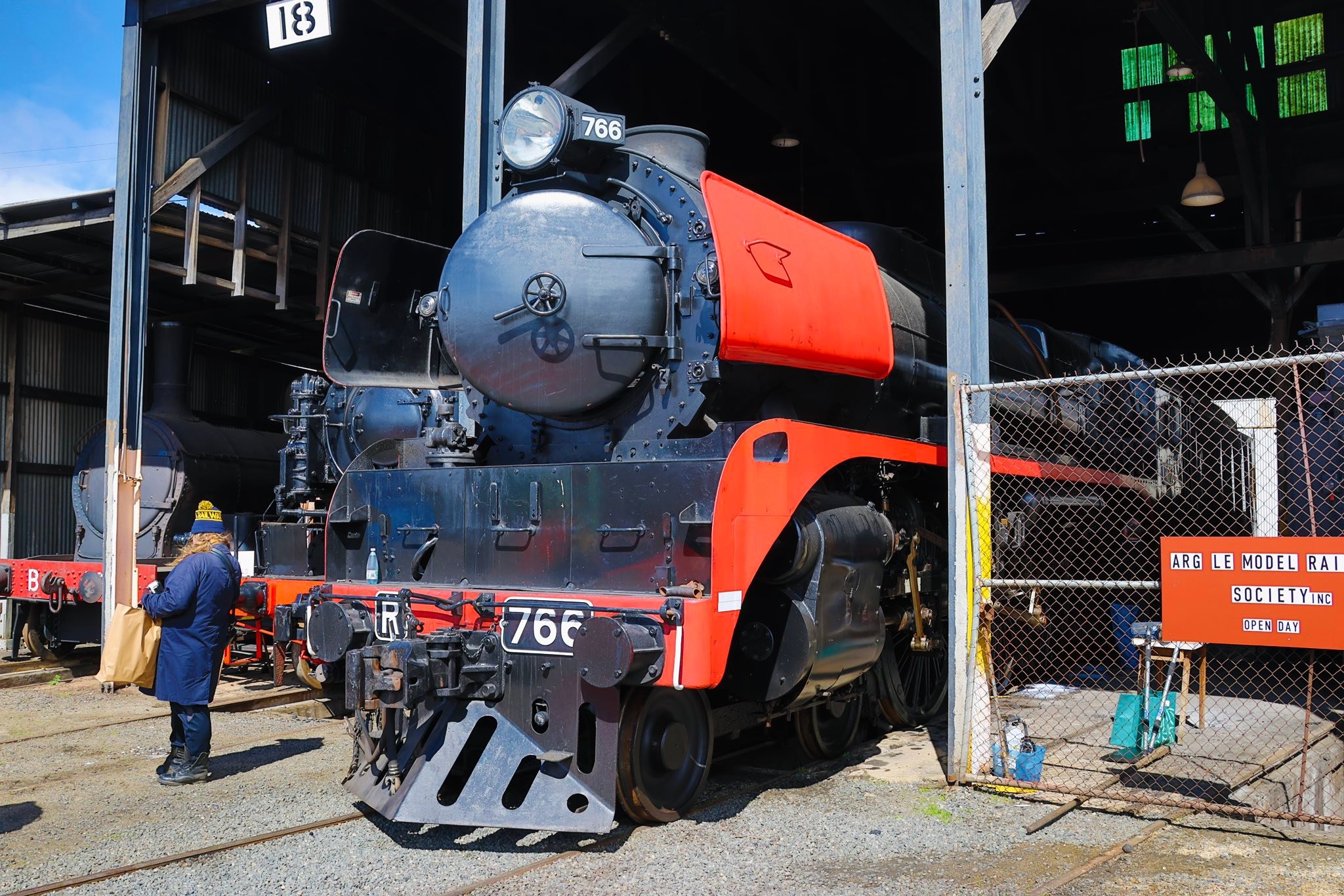 NSW Railways - Past and Present | Steam Locomotive R766 at the Goulburn ...