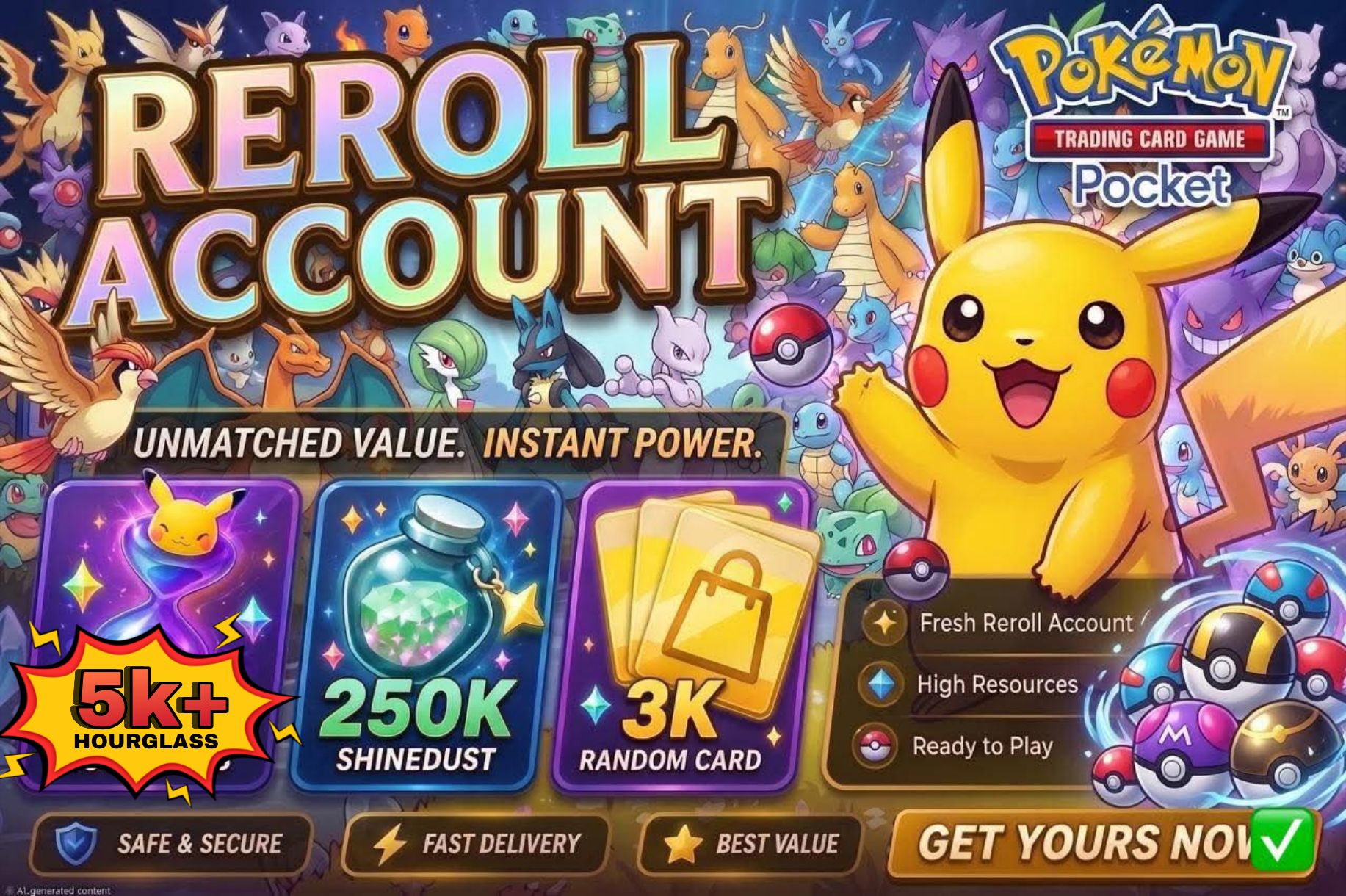how to make a pokemon trading card game account GLOBAL] [INSTANT] Pokémon TCG Pocket Starter Reroll – Skye1204 Gaming Shop How to Make a Trading