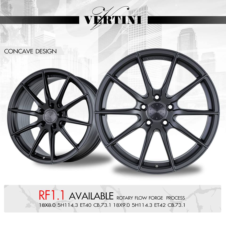 VERTINI RF1.1 ROTARY FORGED FLOW... - Vertini Wheels Thailand | Facebook