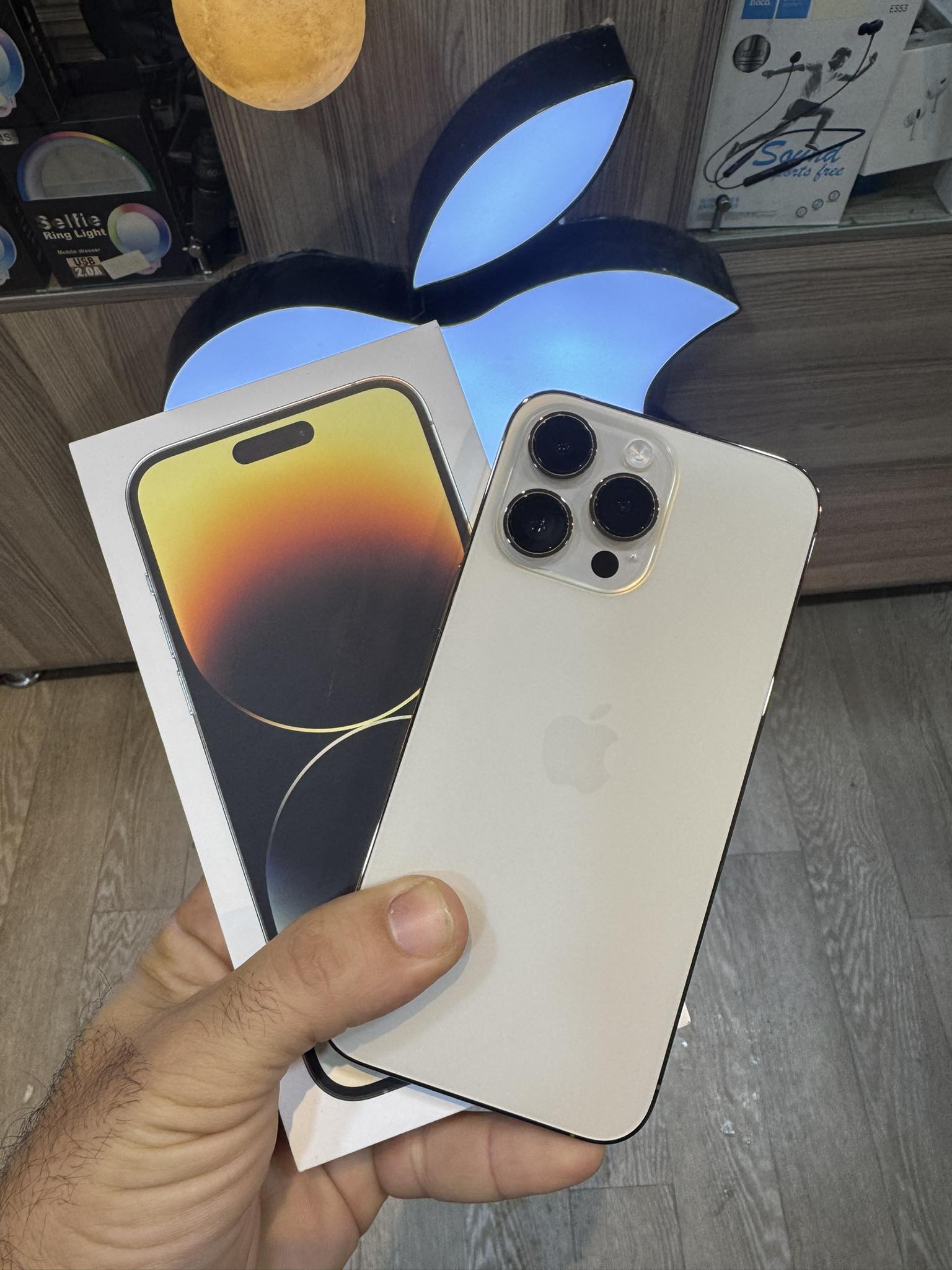 14 pro max 128-91%-10/10 #apple #iphone #iphone14promax #gold