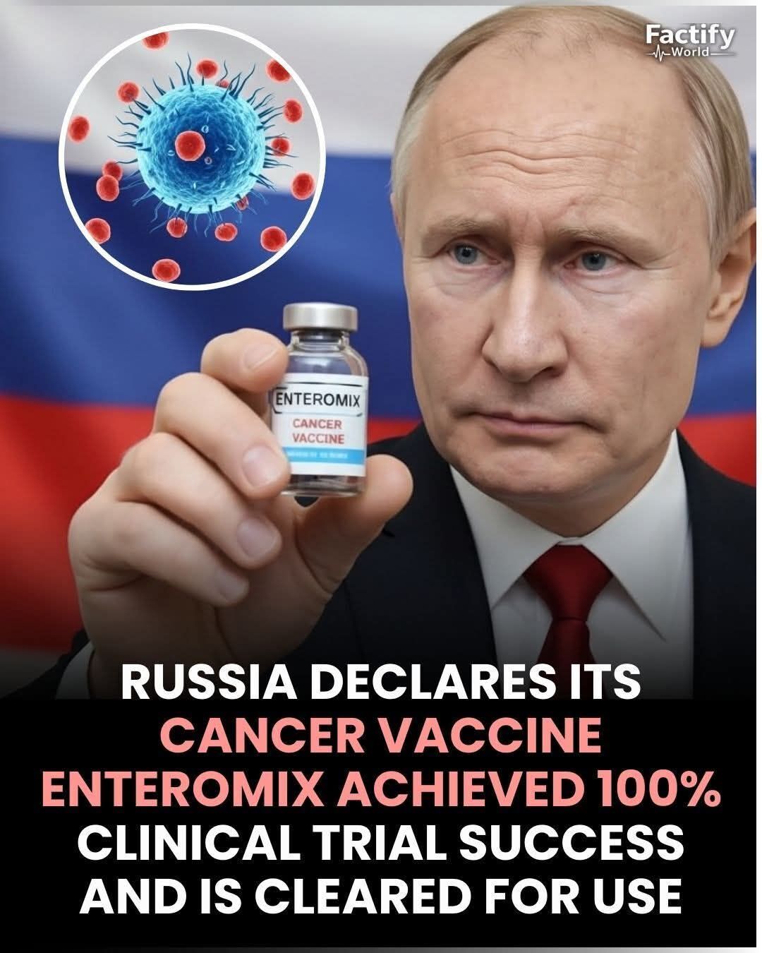 Jack Jerick - Cancer MEDICINE 100%🔥🔥💪🏻 Russia has announced that its ...