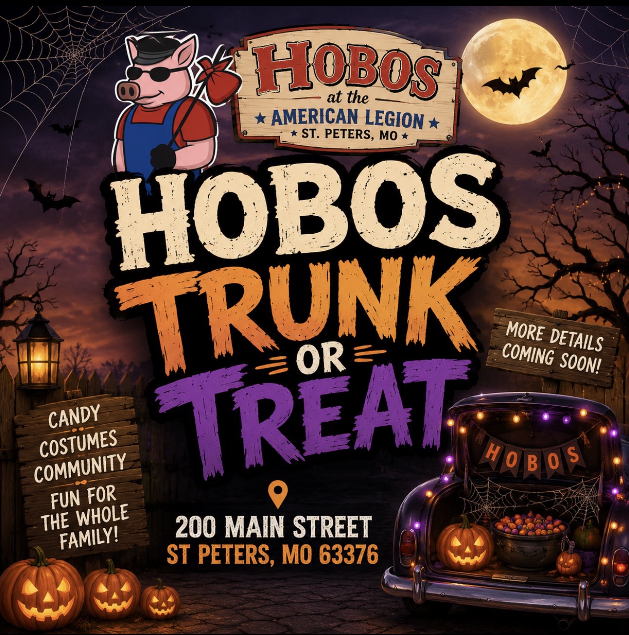 Hobo's FIRST EVER Trunk or Treat!