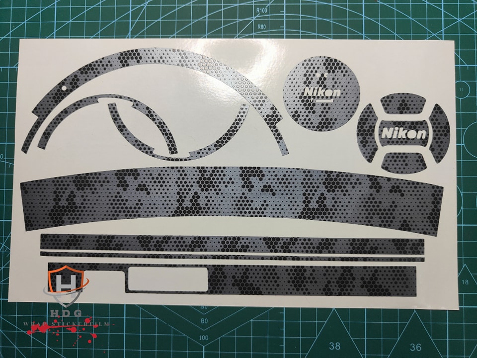 Sticker Skin Lens Nikon 50 F1.8 #Mamba Silver #ฟิล์มกันรอย #สติ๊กเกอร์ ...
