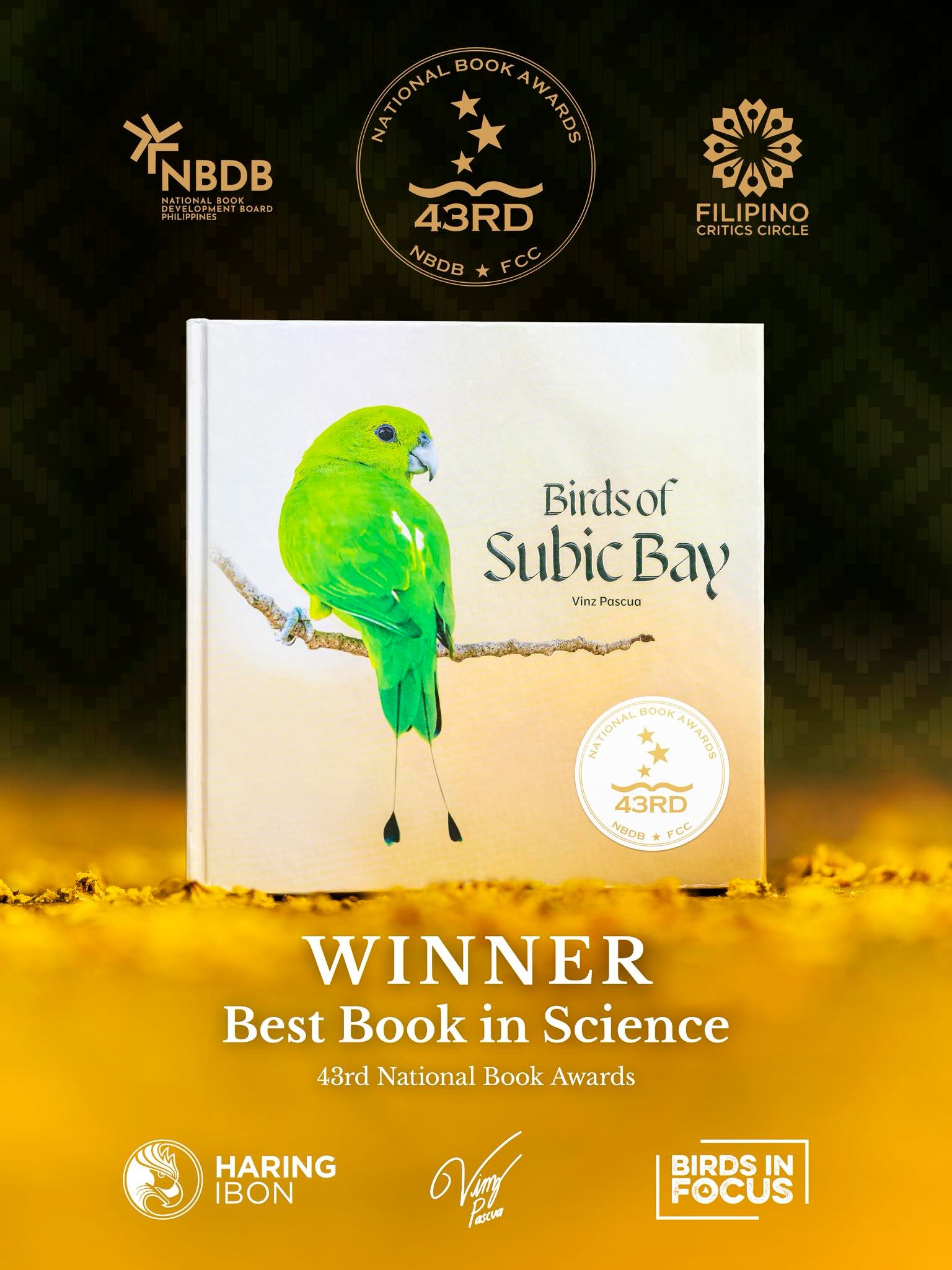 Vinz - I am delighted to announce that Birds of Subic Bay has been ...