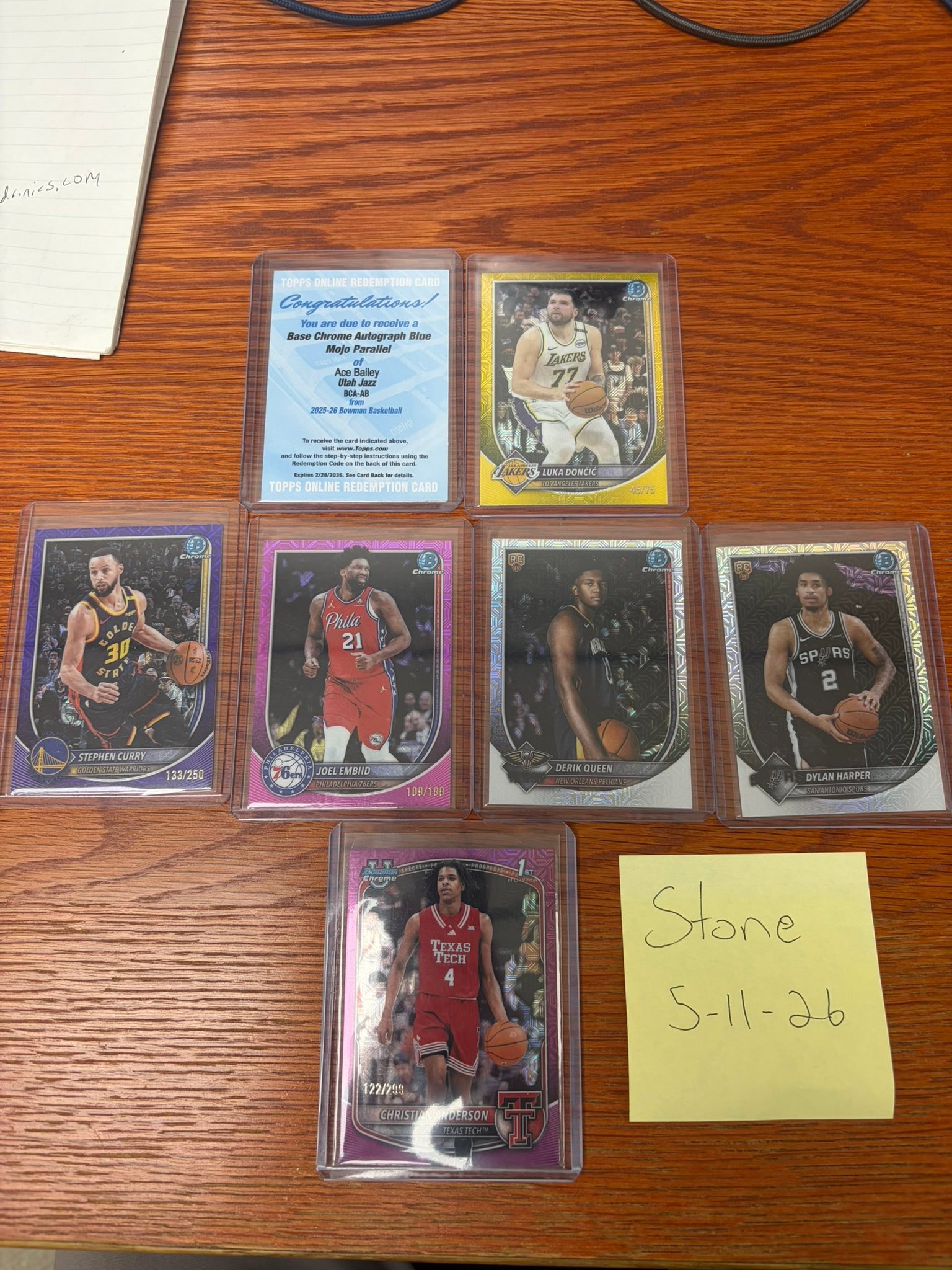 Bowman Chrome Megas are Loaded! 2 boxes pulled all!