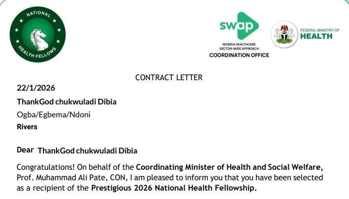 Thankgod Dibia - A New Chapter of Service Begins 🇳🇬💚 I am... | Facebook
