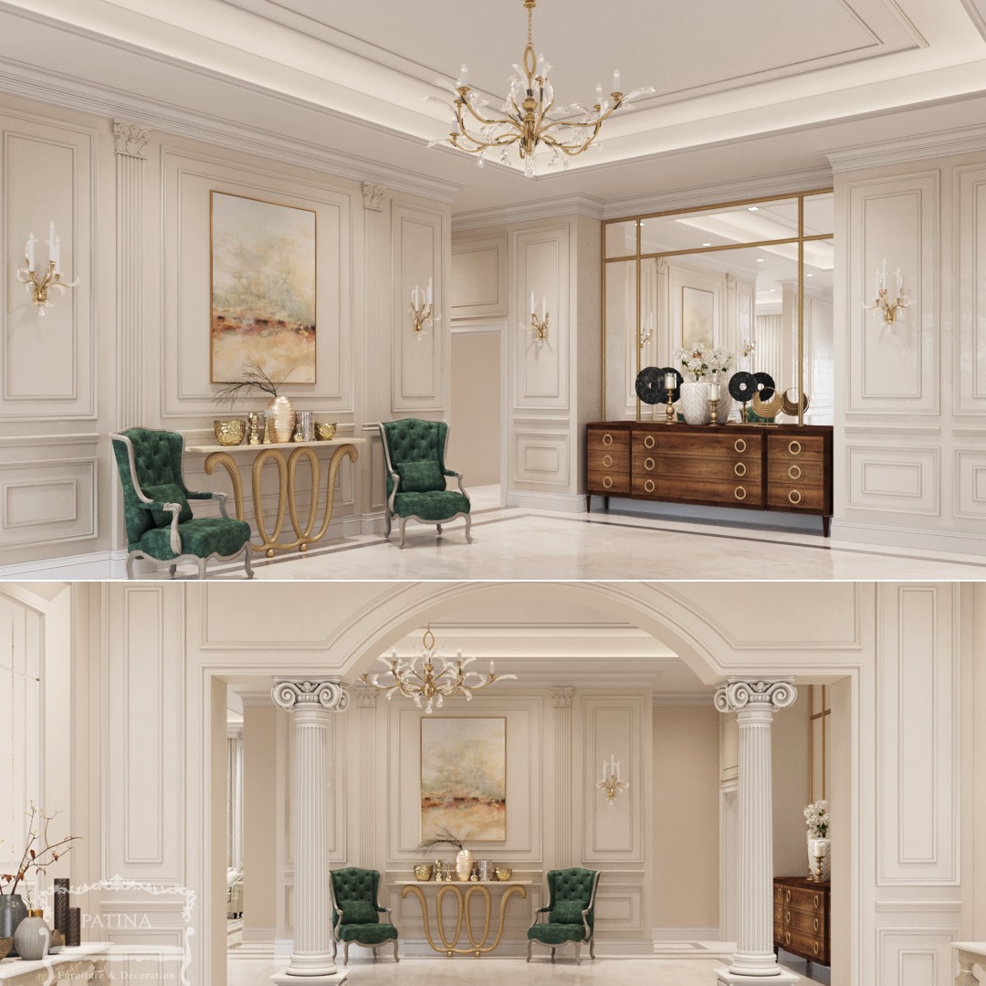 Patina Interiors - Entrance Hall Design. تصميم صالة المدخل. Call +971 ...