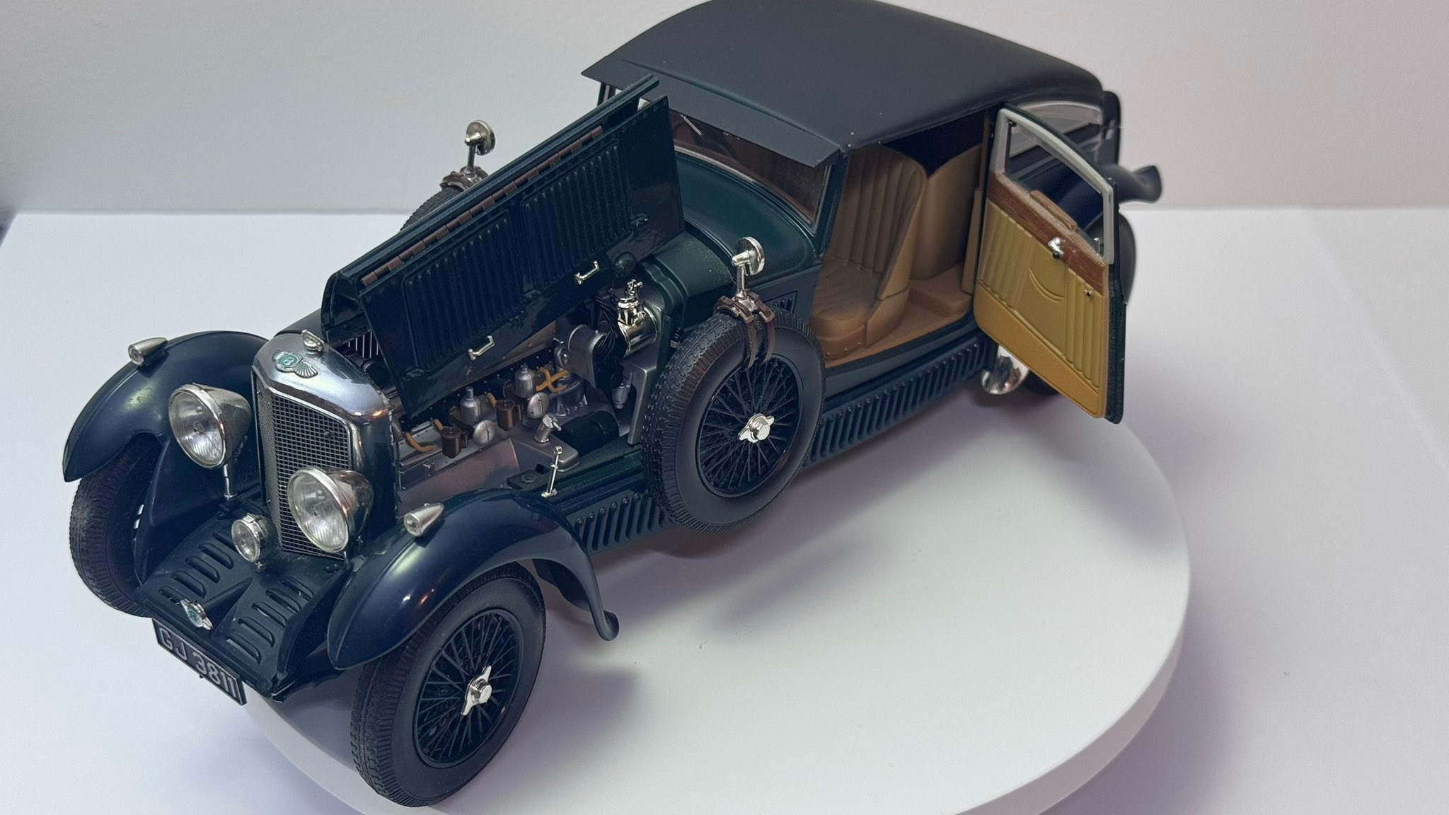 ミニカー MINICHAMPS Bentley 6 1/2 Litre Gurney 1/18 MINICHAMPS - BENTLEY - 6-1/2 LITRE GURNEY NUTTING BLUE TRAIN