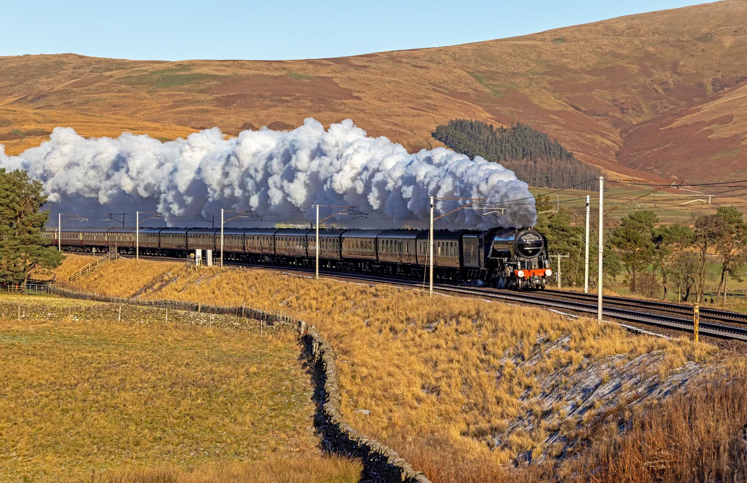 A2 Class Blue Peter At Edinburgh Waverley After the Steam Dreams
