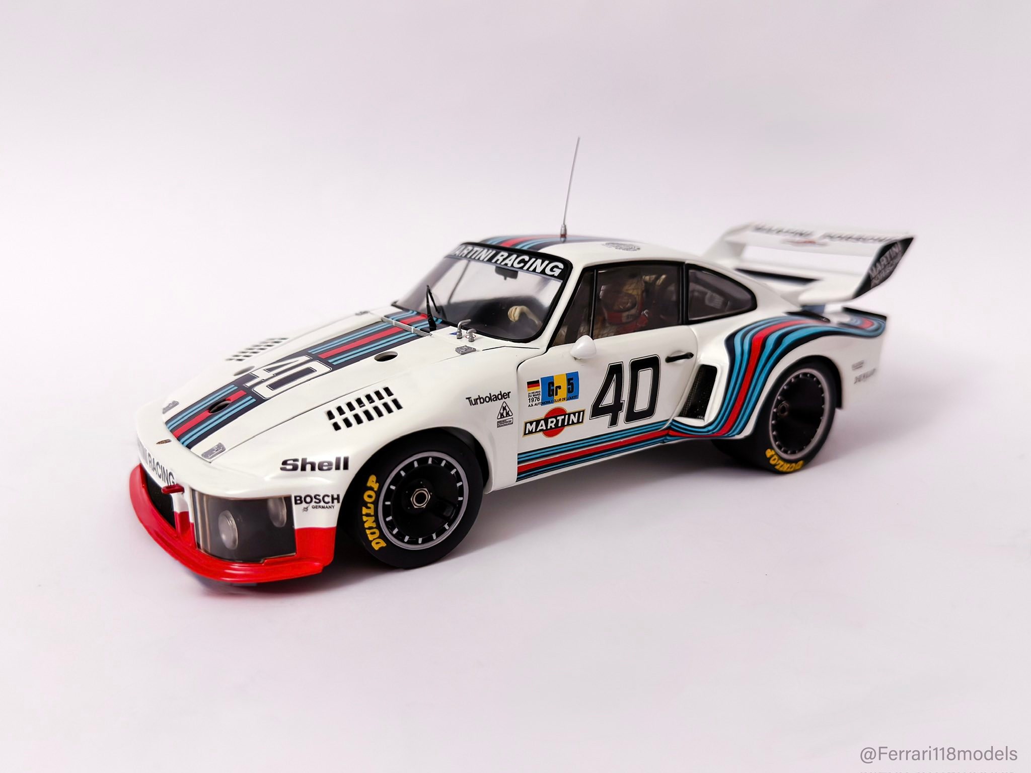 Porsche 935 Turbo Martini Racing #40 1976 Winner 24h Lemans by 