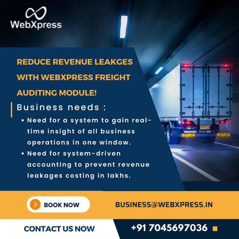 WebXpress - 🚚 Reduce Revenue Leakages with WebXpress...