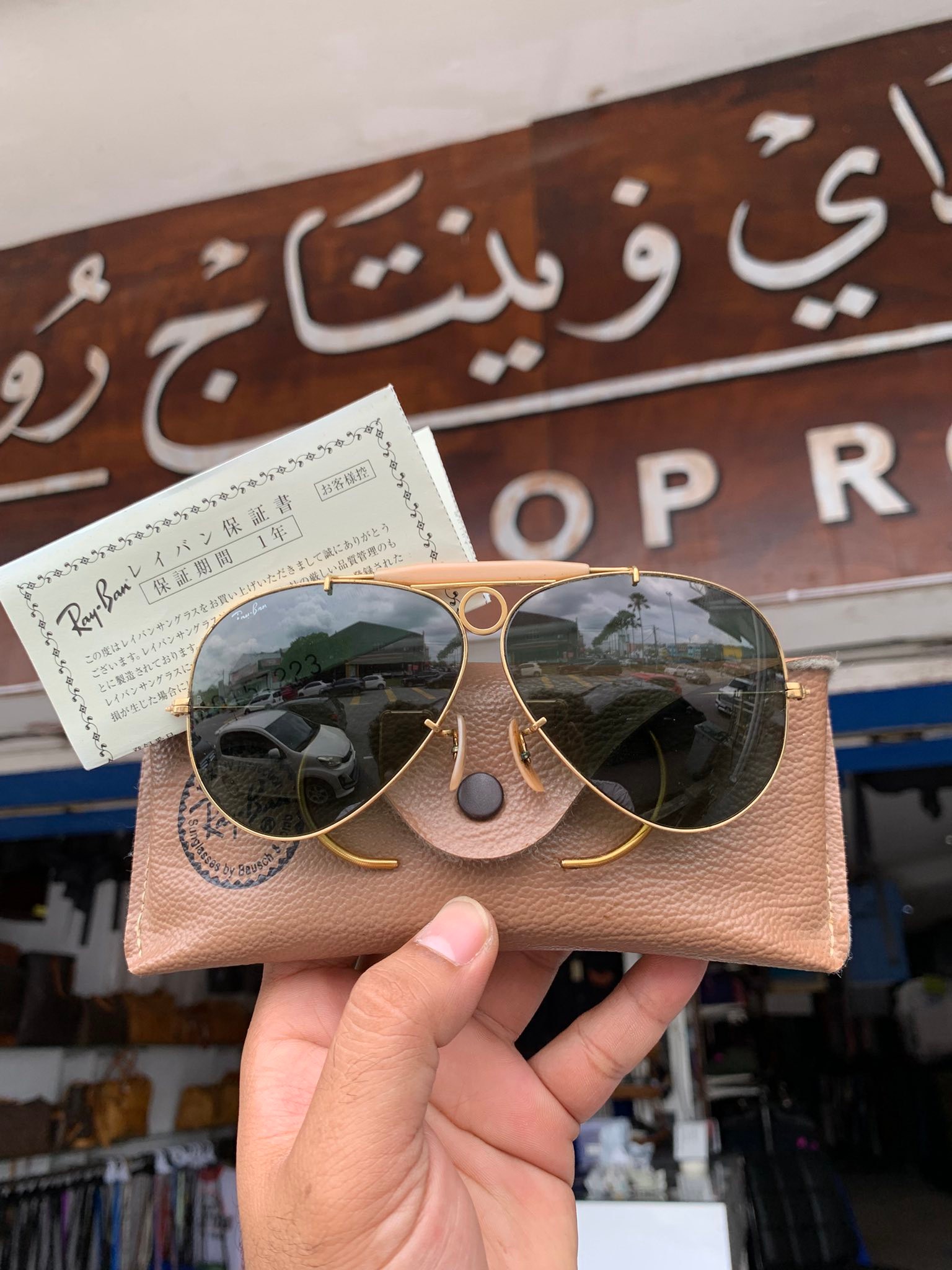 Ray Ban Bl Shooter Made In Usa Size 62 Rm680 Free Pos Condition