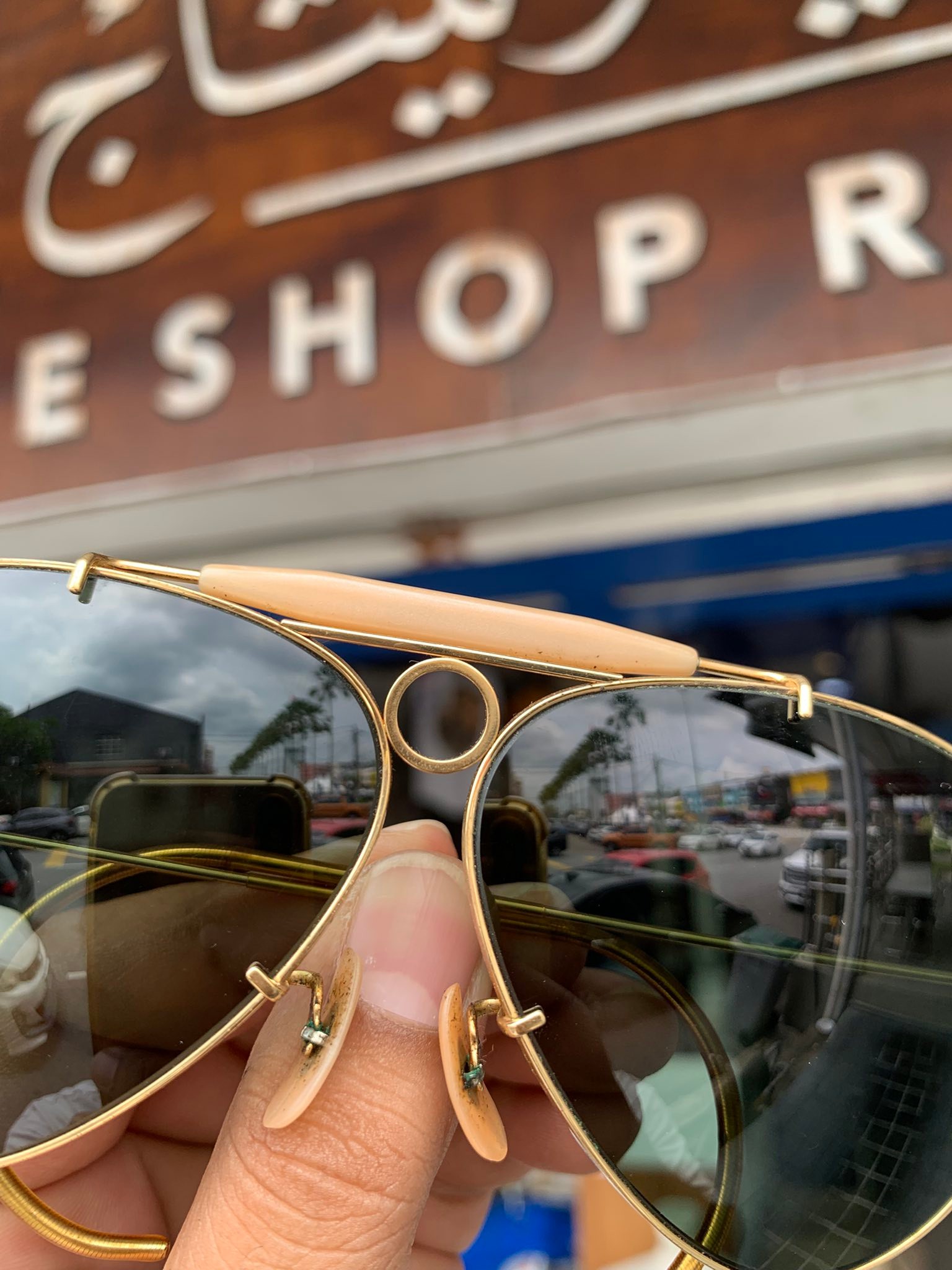 Ray Ban Bl Shooter Made In Usa Size 62 Rm680 Free Pos Condition