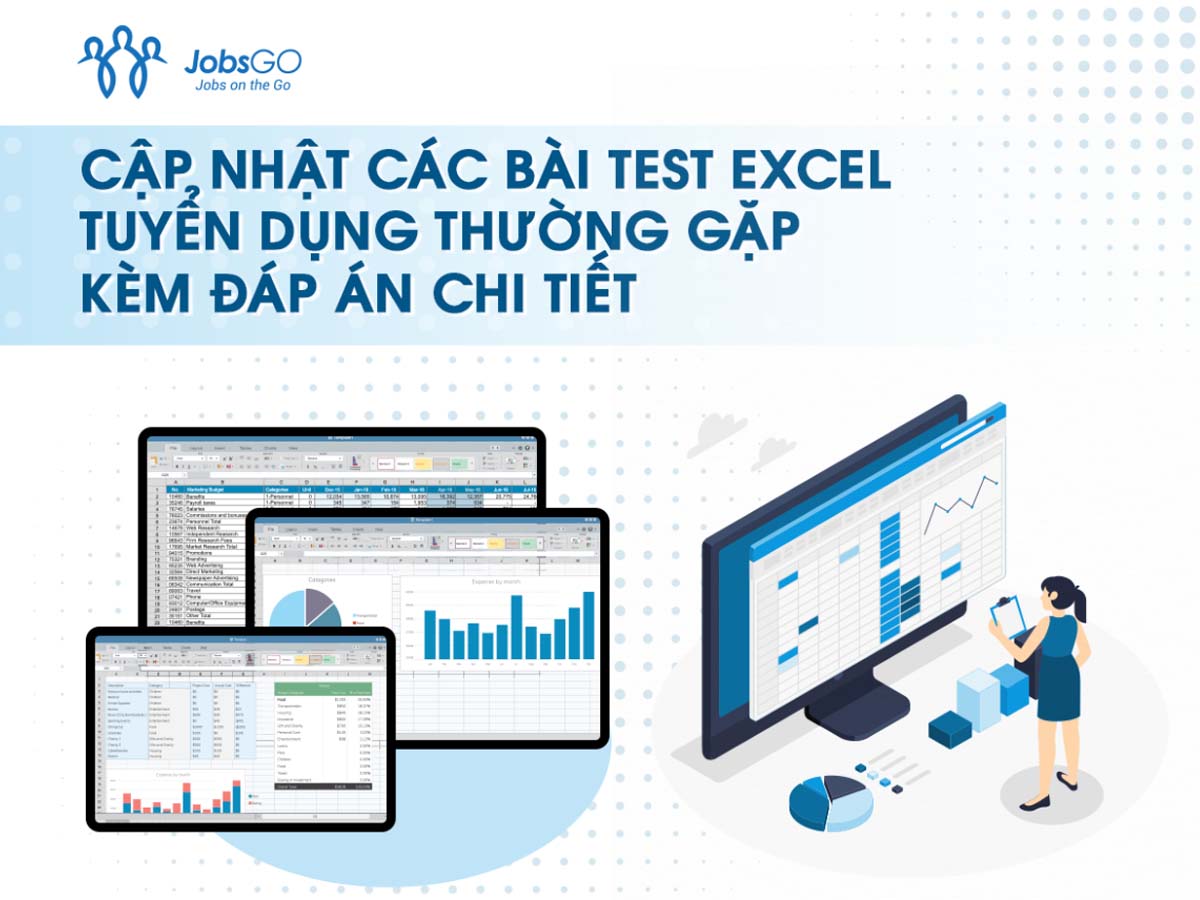 JobsGo - 💥 TỔNG HỢP CÁC BÀI TEST EXCEL TUYỂN DỤNG THƯỜNG... | Facebook