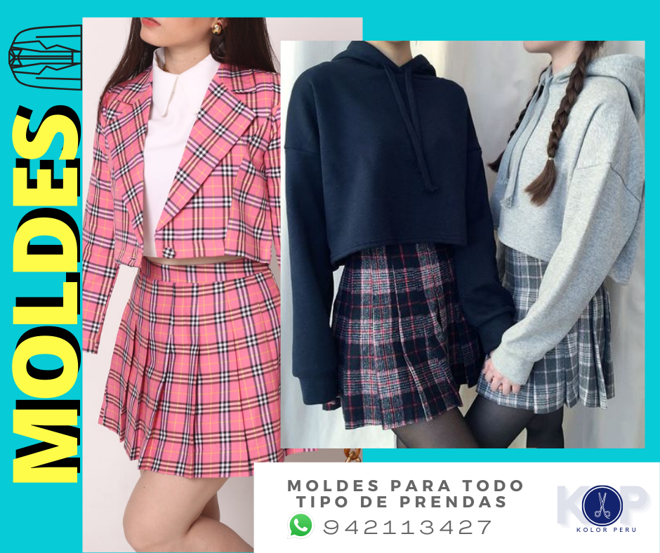👖 Moldes de outfits de... - Moldes y patrones Kolor Perú | Facebook