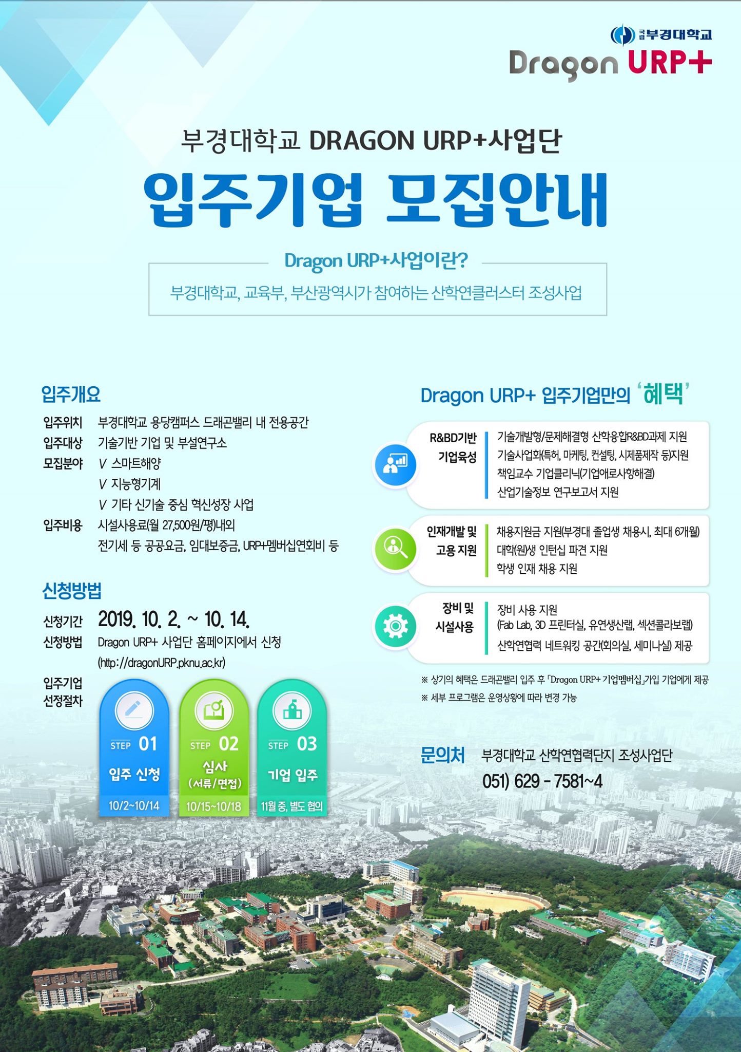 국립부경대학교 PKNU - #부경대학교 드래곤밸리 입주기업 모집안내 부경대 산학연협력단지 조성사업단이... | Facebook