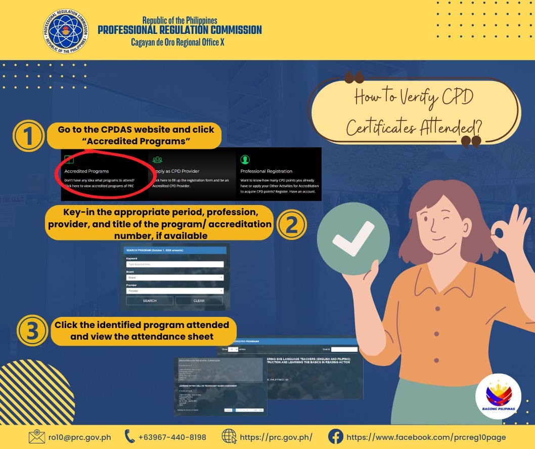 📌Want to know how many CPD points you... - PRC Region 10 Page | Facebook