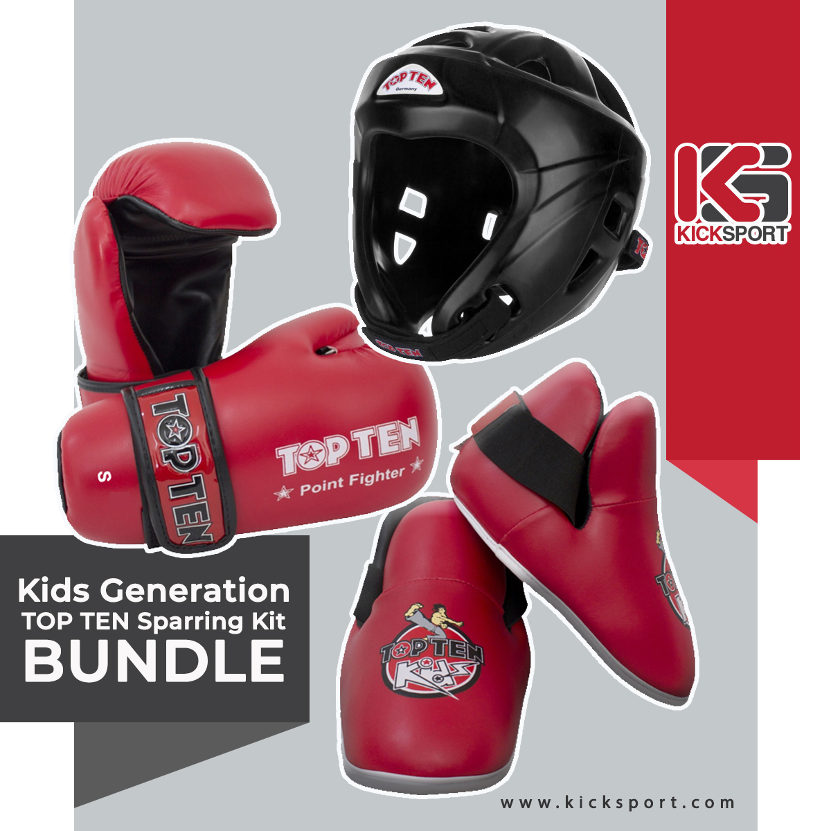 kicksport.com - Go grab your Kids Generation sparring kit...