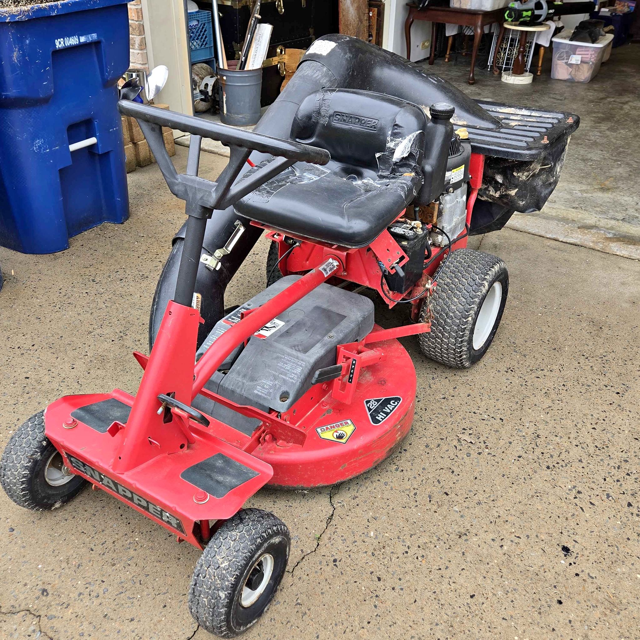 Snapper 28 inch Hi Vac Riding Mower - Lawn Mowers - Austin, Arkansas ...
