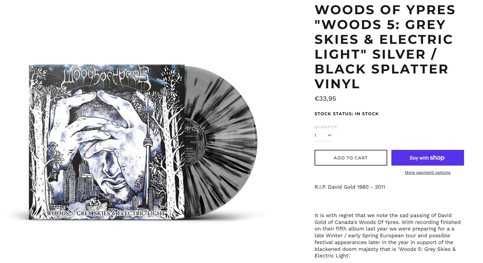 WOODS OF YPRES – Woods III: Deepest Roots And Darkest Blues 2 x