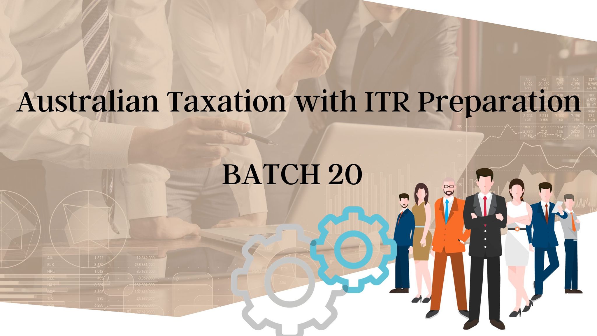 2024 Batch 20 AVG Australian Taxation with ITR Preparation (July 8-13 ...