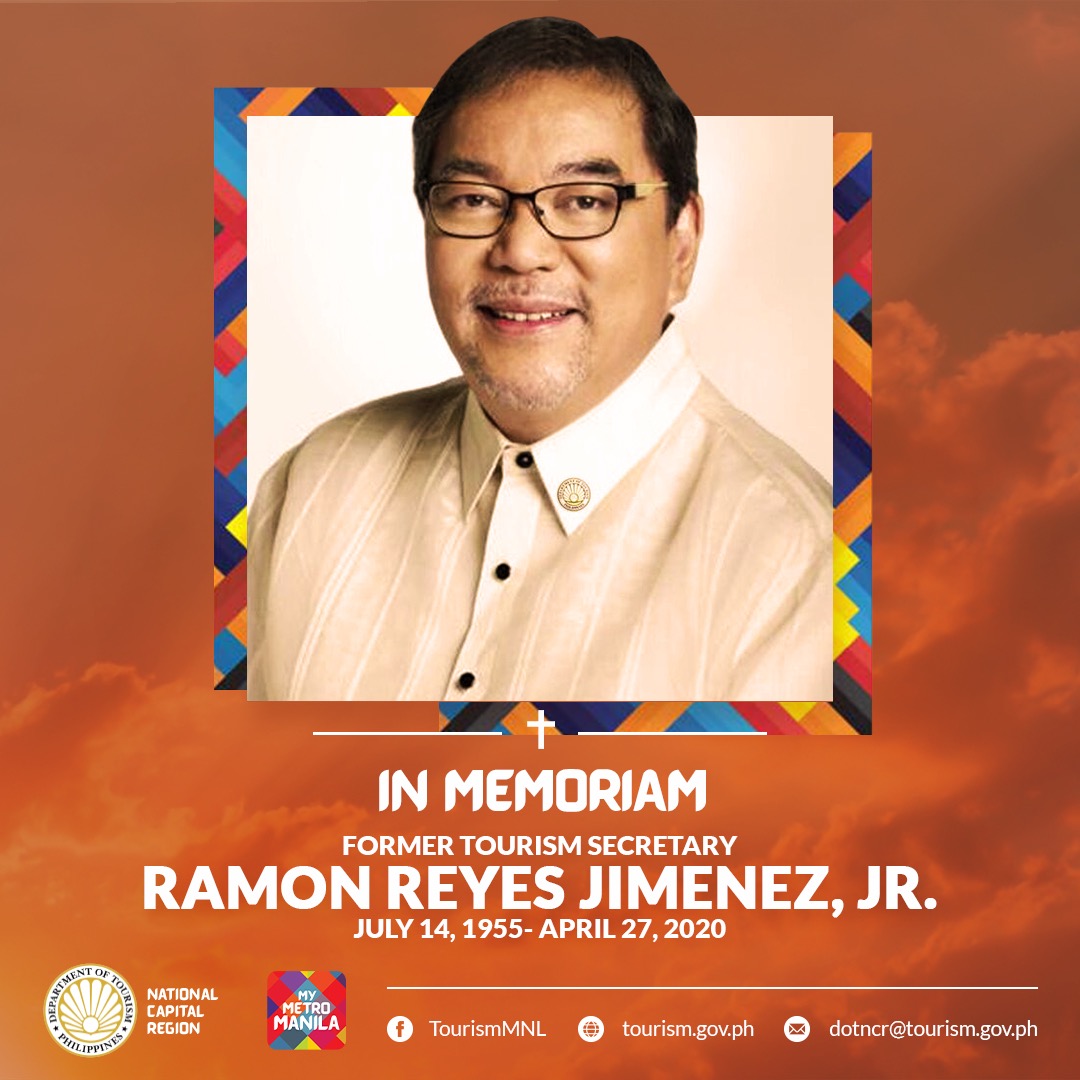IN MEMORIAM: On... - Department of Tourism - Metro Manila | Facebook