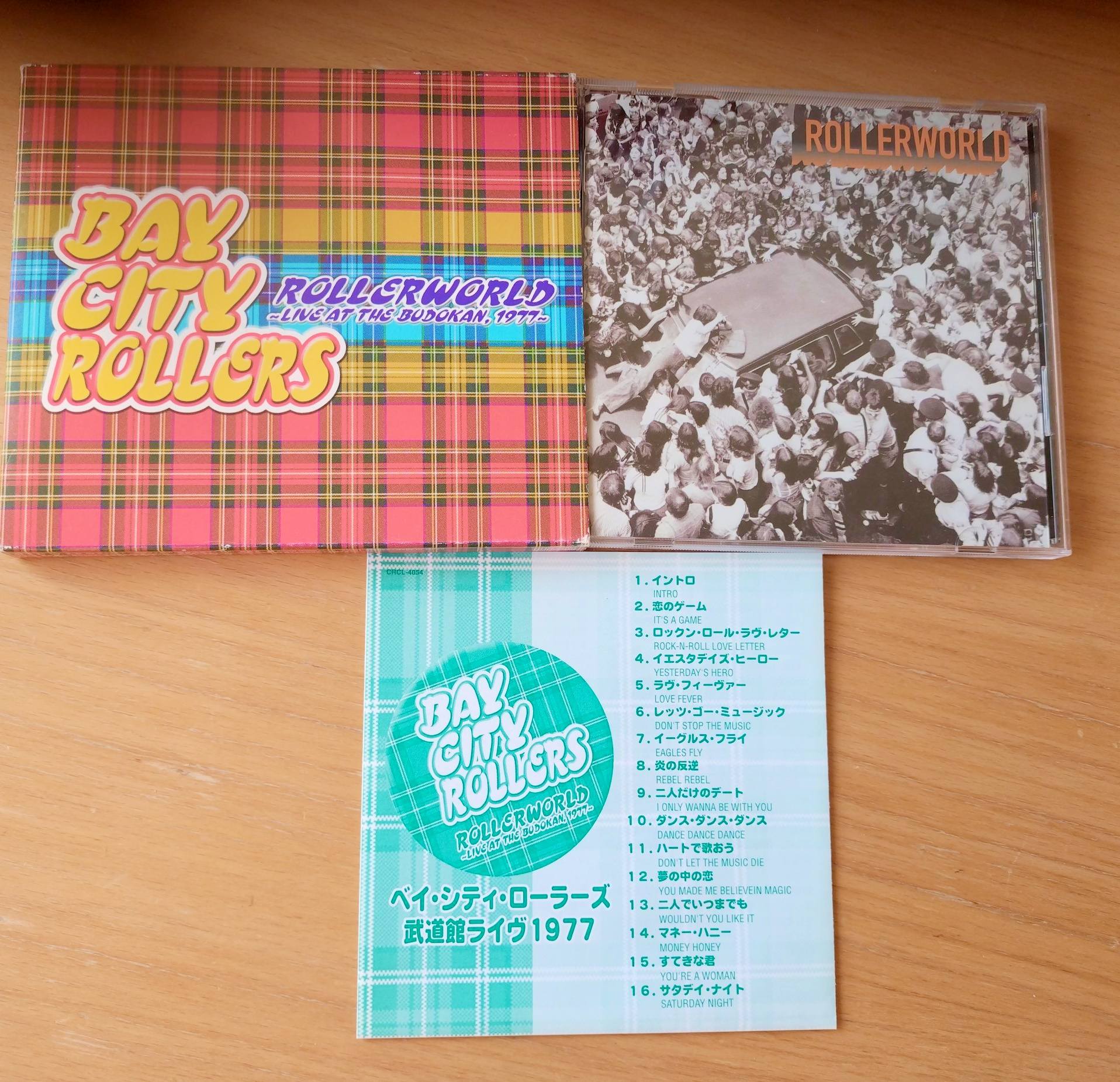 ベイシティローラーズ『武道館ライヴ1977 ROLLERWORLD-LIVE AT THE