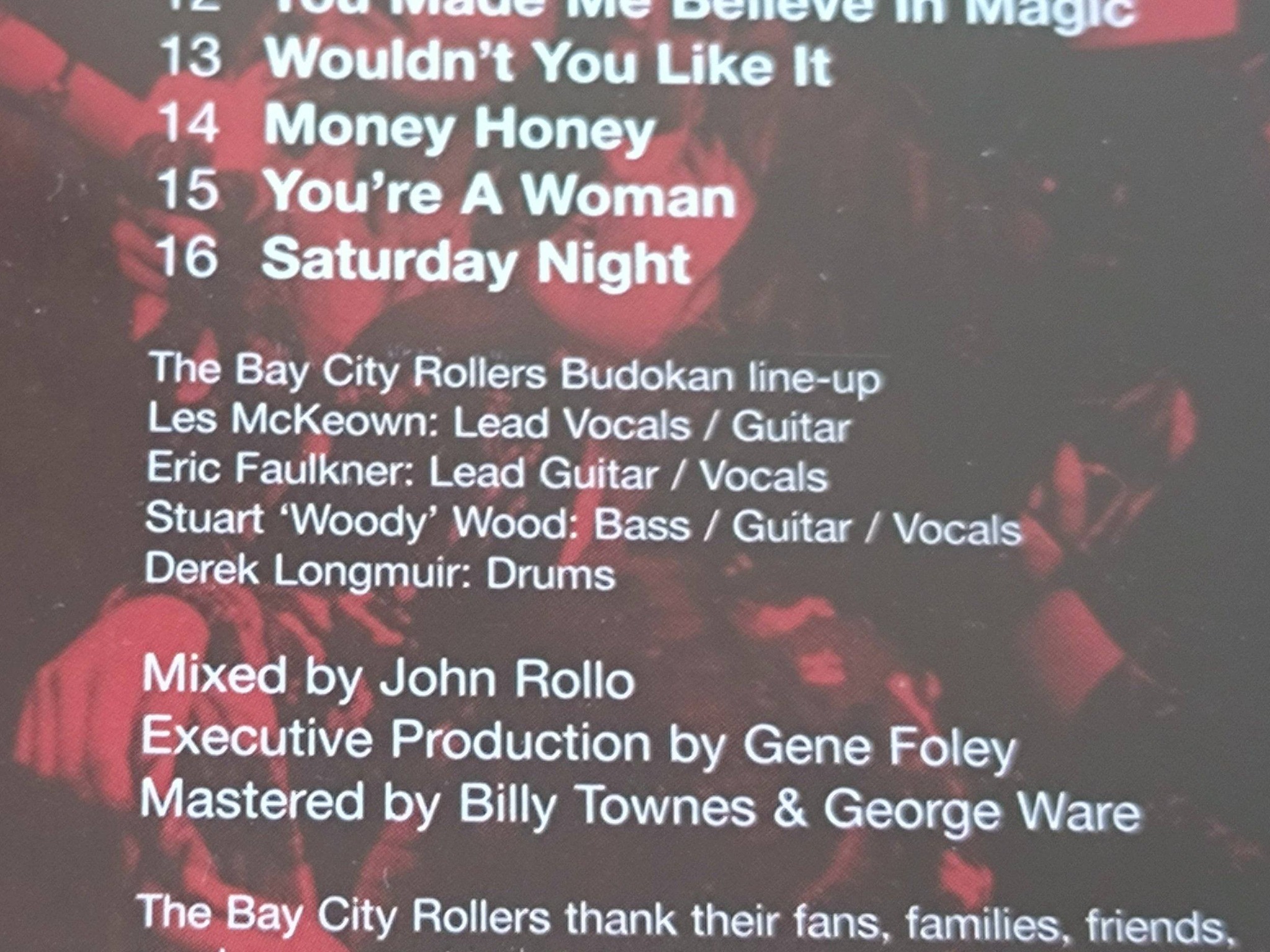 ベイシティローラーズ『武道館ライヴ1977 ROLLERWORLD-LIVE AT THE