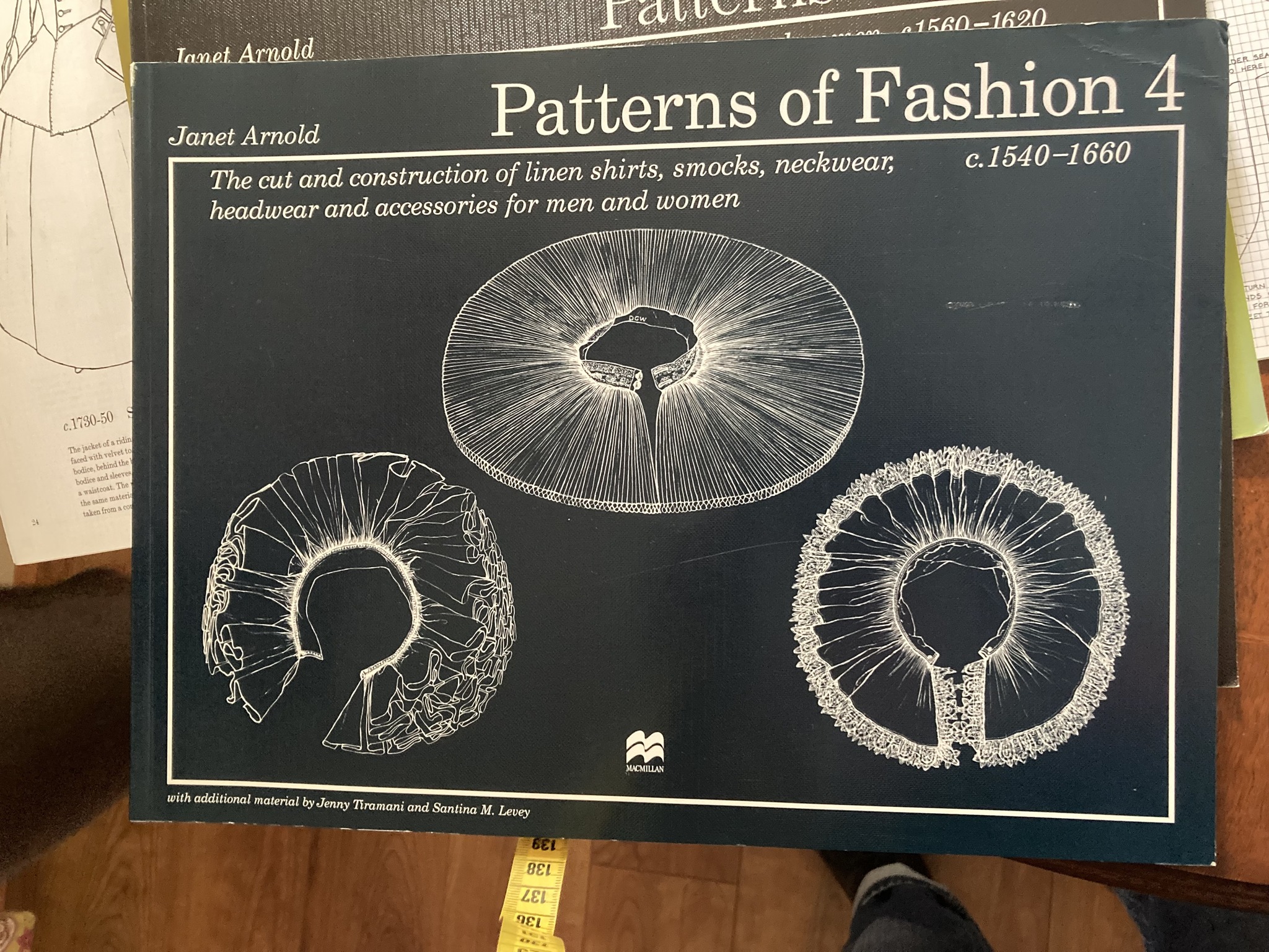 Janet Arnold's Patterns of Fashion books for historical costume