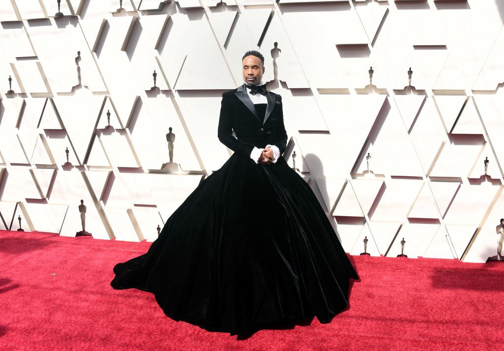 black actor that wears dresses Who Is Billy Porter? He Shuts Down Oscars In Tuxedo Dress Red carpet Vibrant Lime Green Backless Belinda Size:56 Long Jacket+50 Waist Adjust 46 to 52)(Height:6