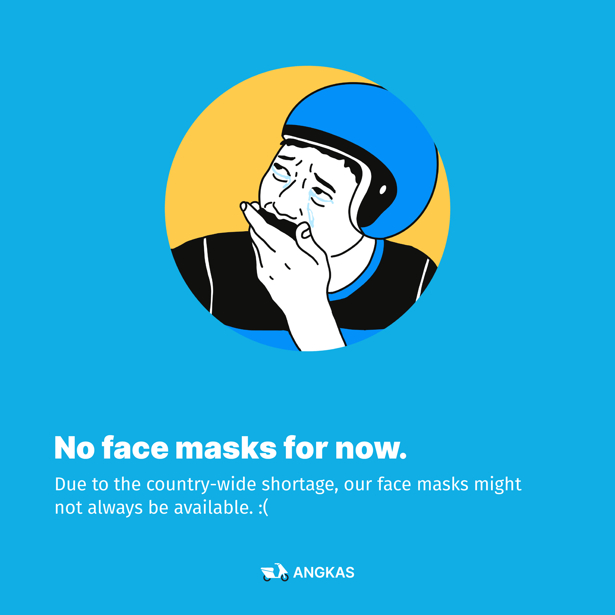 Angkas - The government is prioritizing mask distribution...