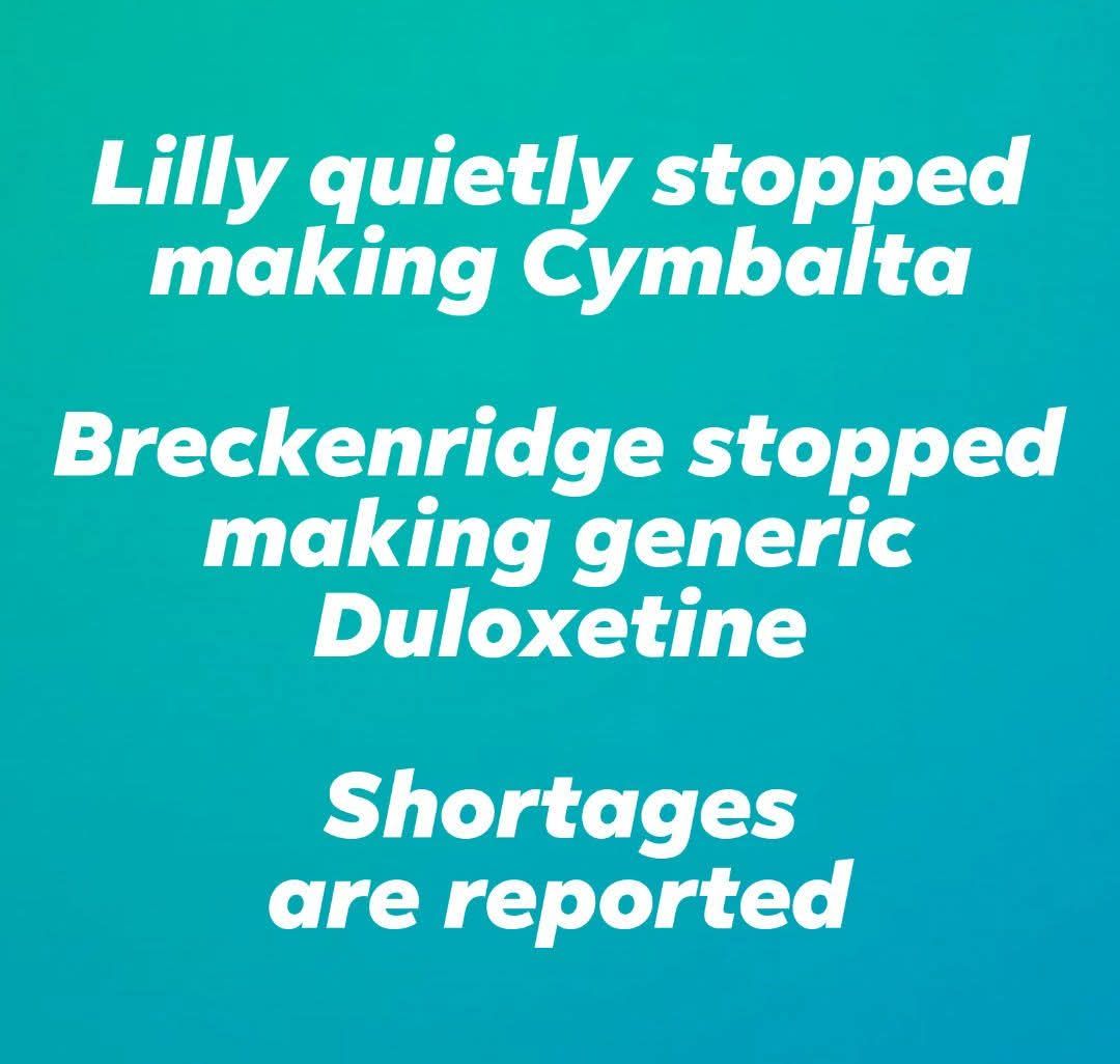 cymbalta and tirzepatide Cymbalta Withdrawal: Symptoms, Timeline & Treatment FDA approves generics of Lilly