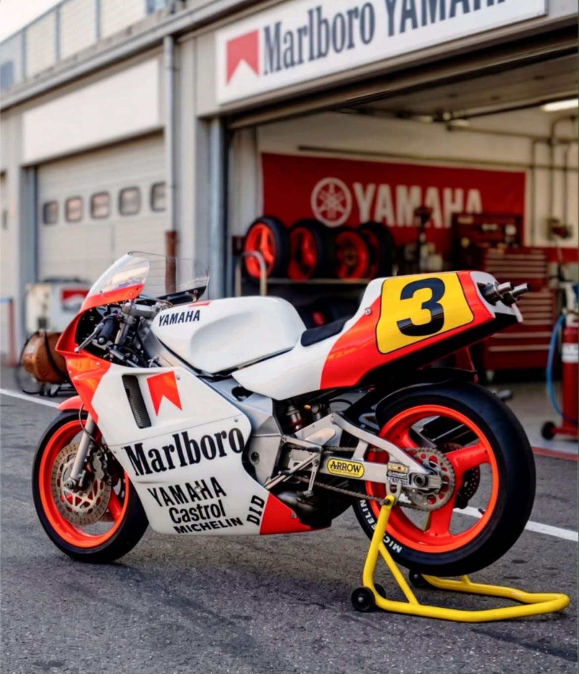 1987 NSR500 ワイン・ガードナー 完成しました (*^▽^*)