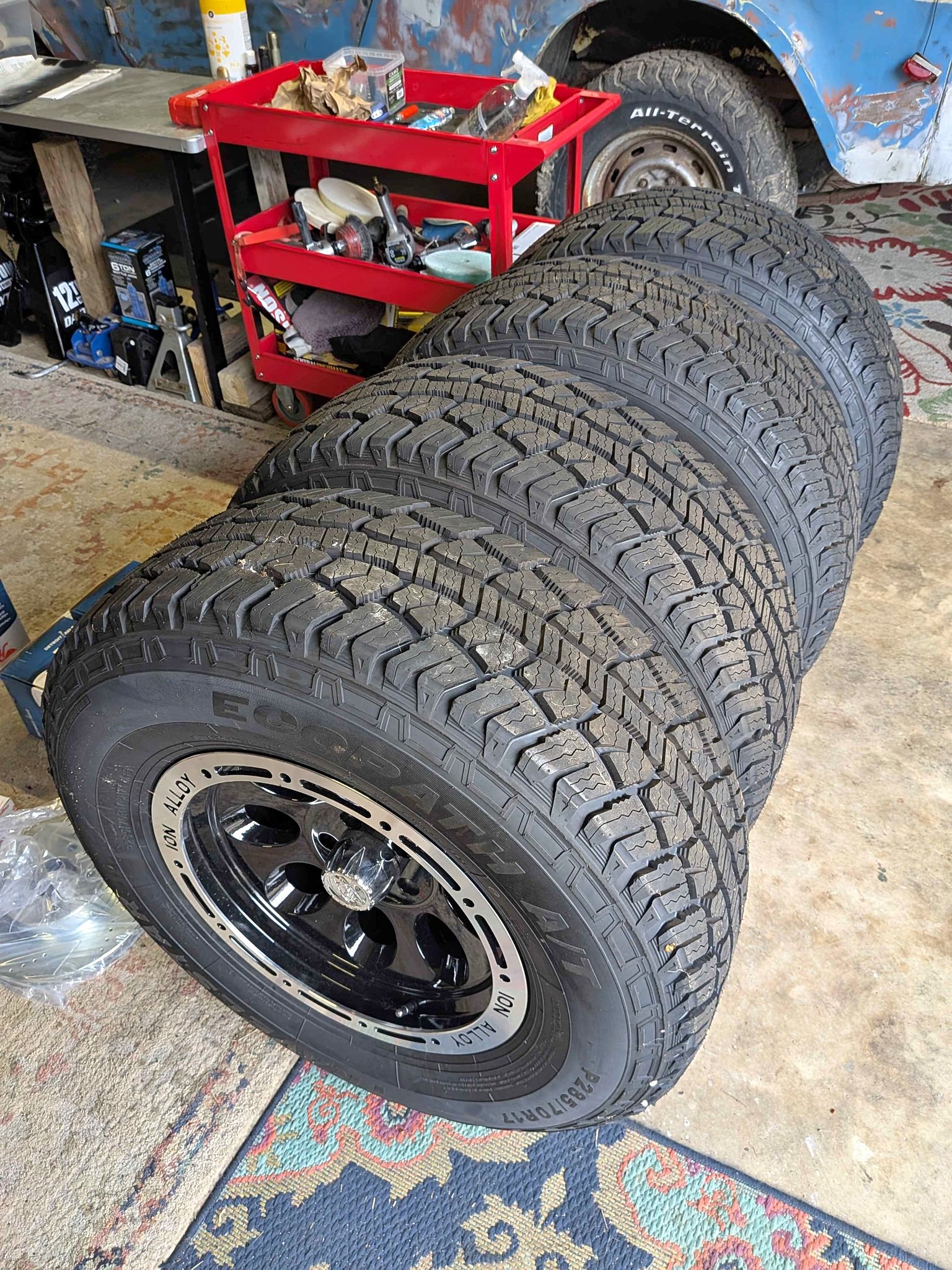 ION Off Road 17x9 Wheels with 285 70 R17 Tires - Car Wheels, Tires ...