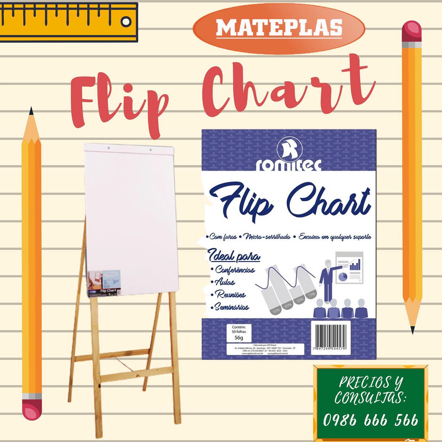 Mateplas - Disponible en nuestra tienda Flip Chart y hojas para el ...