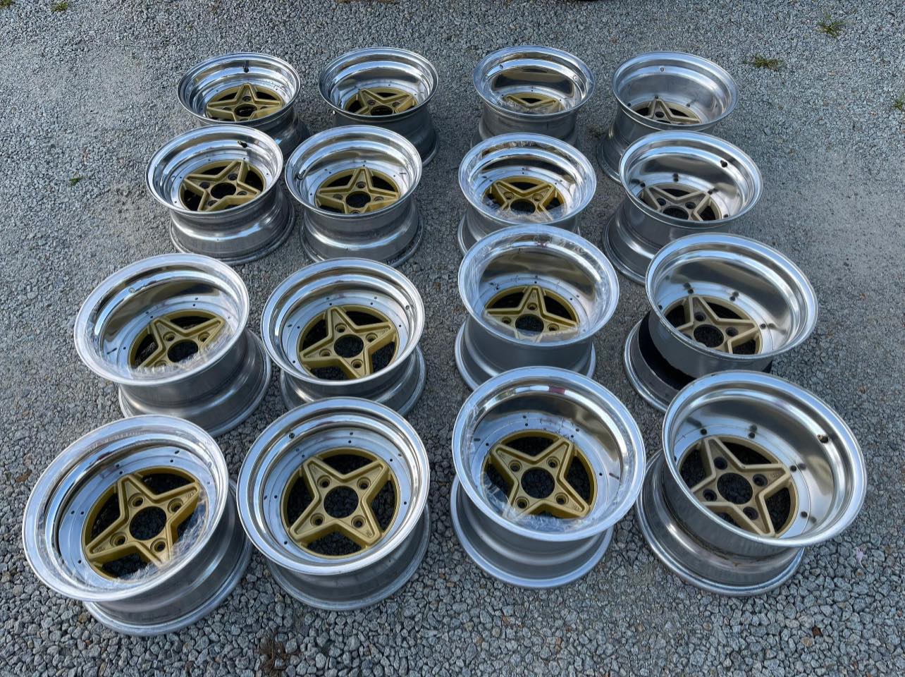 Used sport wheel made in japan WORK xs4 super hyper chrome