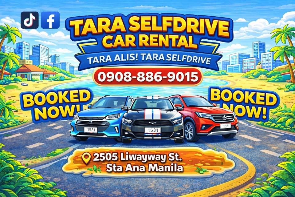 CAR RENTAL METRO MANILA ( FB PAGE - TARA SELFDRIVE ) | LF: JIMNY 5D for ...