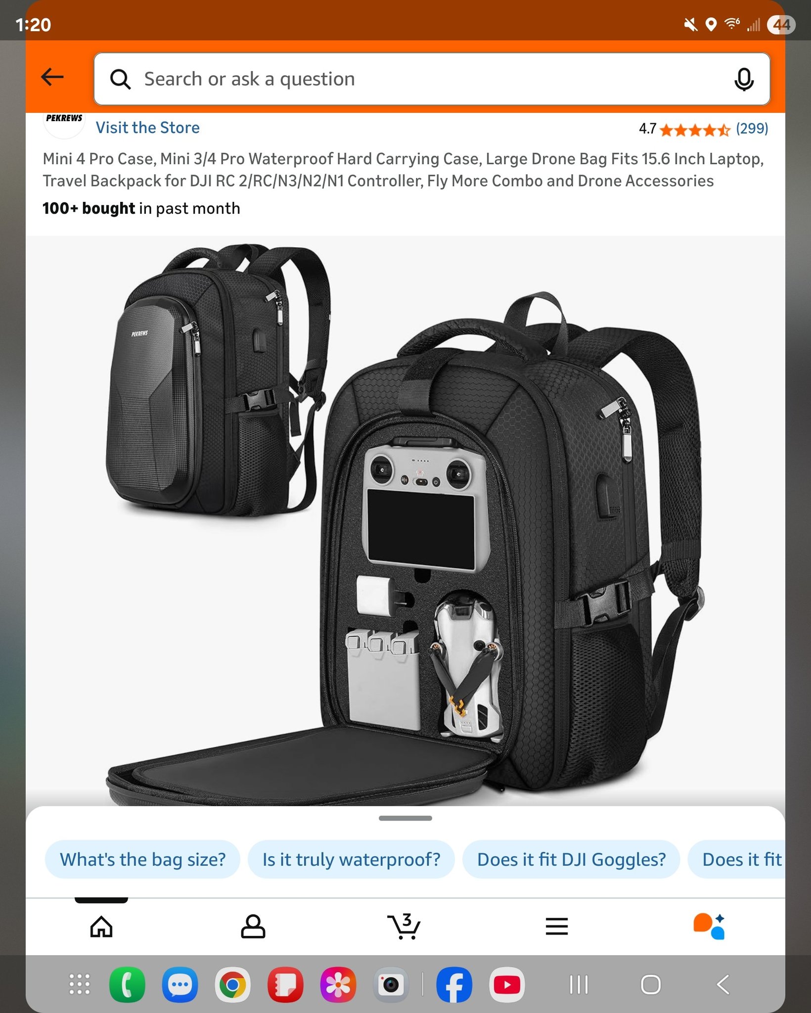 17 laptop backpack 37416 ELEPHANTOM 16