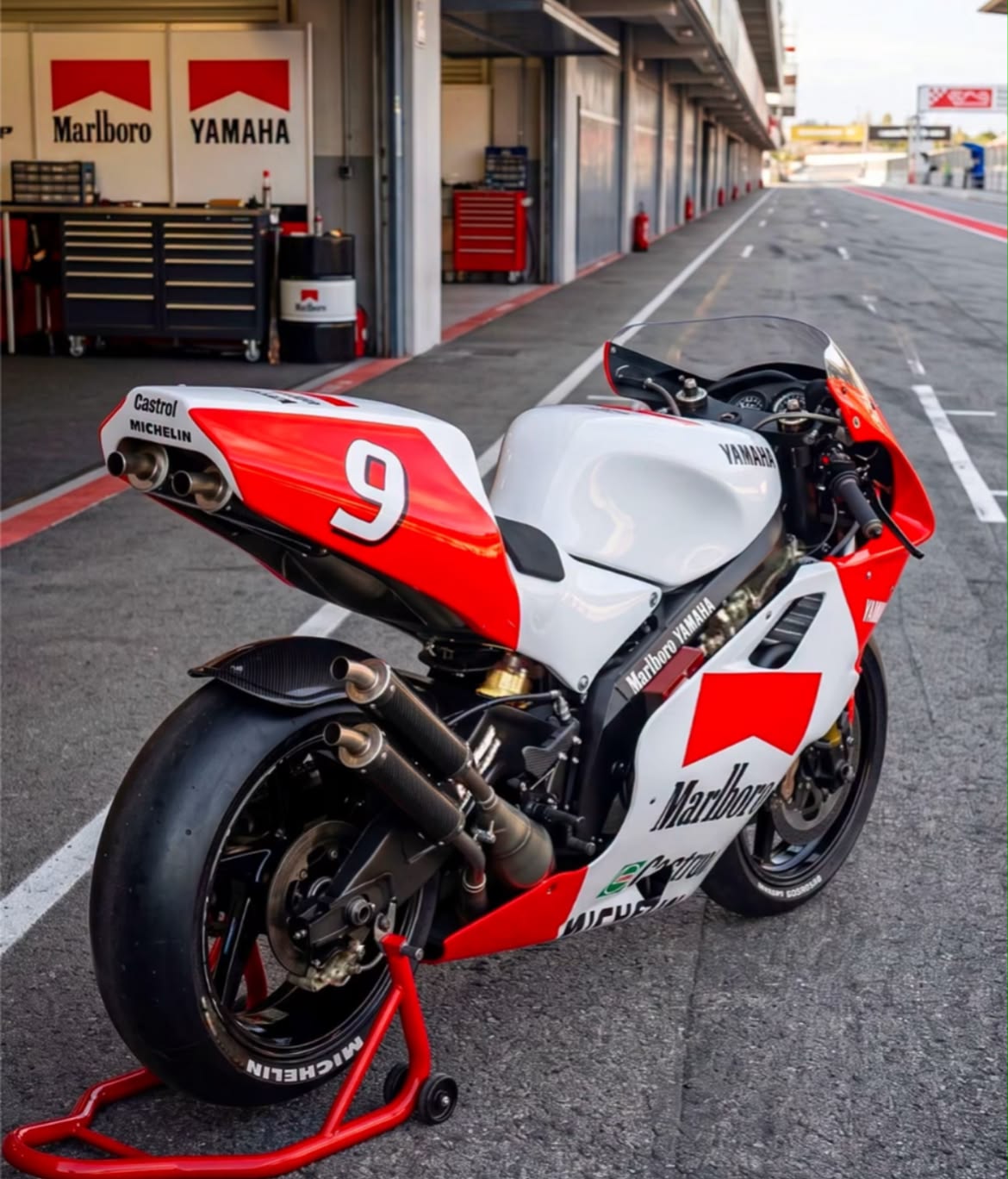 1996 WGP 500cc class NORIFUMI ABE's YZR500〜♪( ´θ｀)ノ