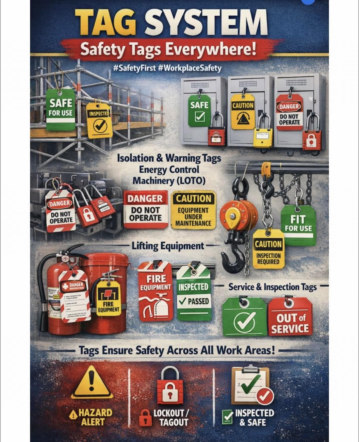 What is the purpose of green tags?