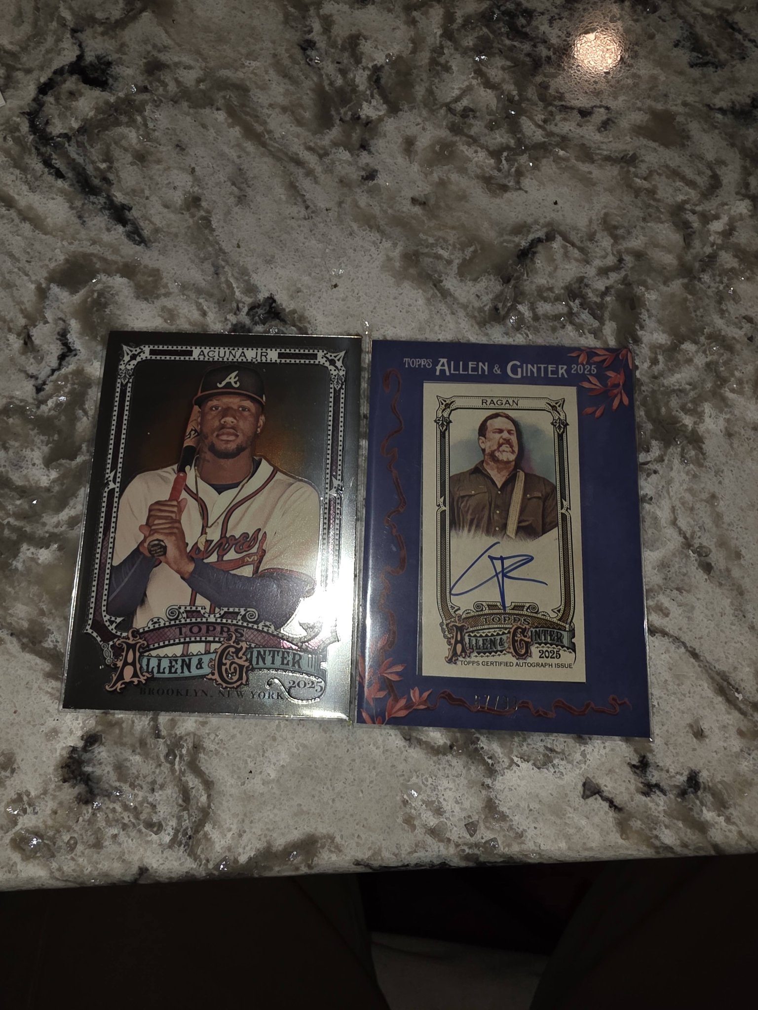 Chuck Ragan autographed sports card from Topps Allen & Ginter 2025