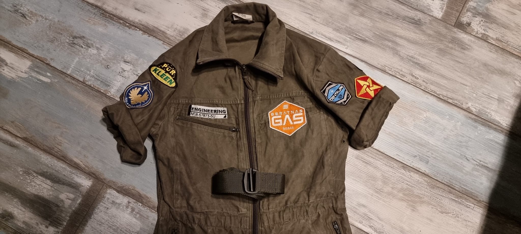 The Expanse – Amos Burton Cosplay Embroidered Patch Pack (Handmade, 4" X 1.13")