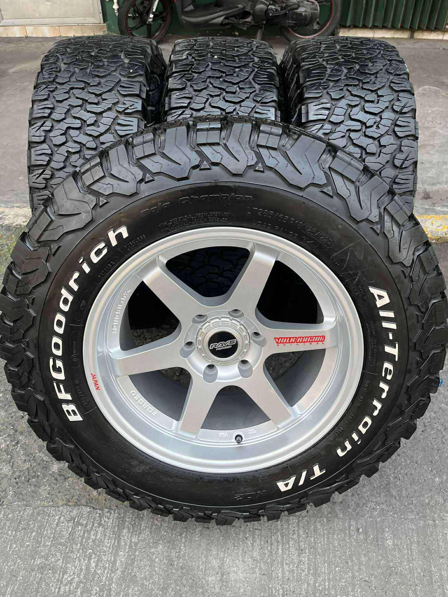 Volkrays wheels with BFGoodrich tires for sale
