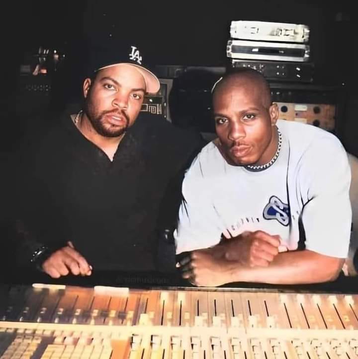 Ice Cube and DMX 📷 Together in the studio, rare photo