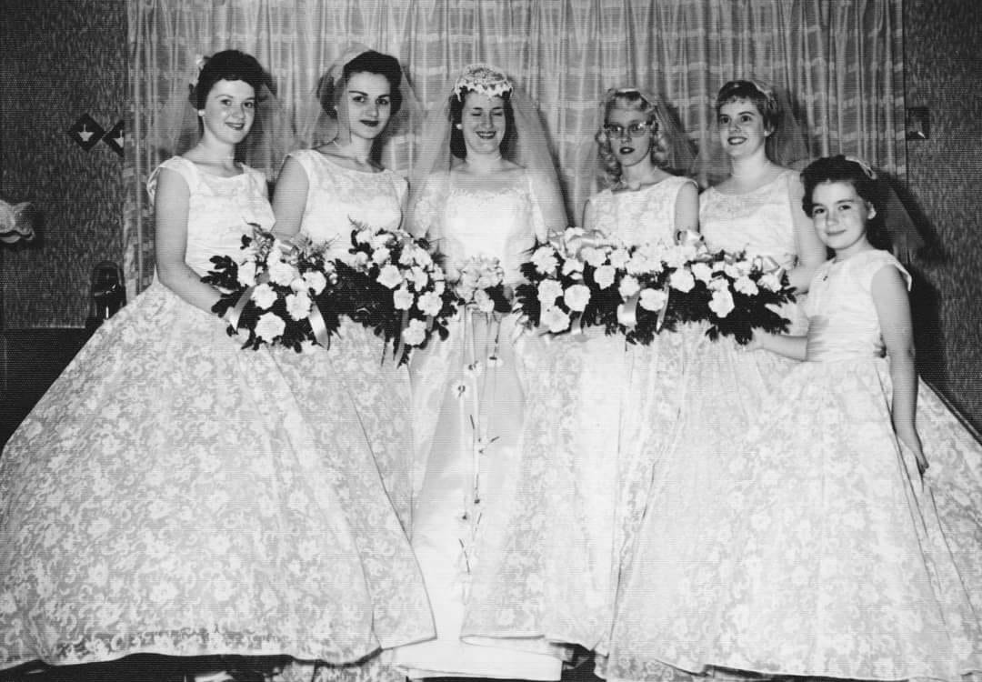 when in rome bridesmaid dress The tradition of bridesmaids all wearing the same goes back to ancient Rome. They'd all dress the same as the bride, to confuse any evil spirits that showed up at the She has a flutter