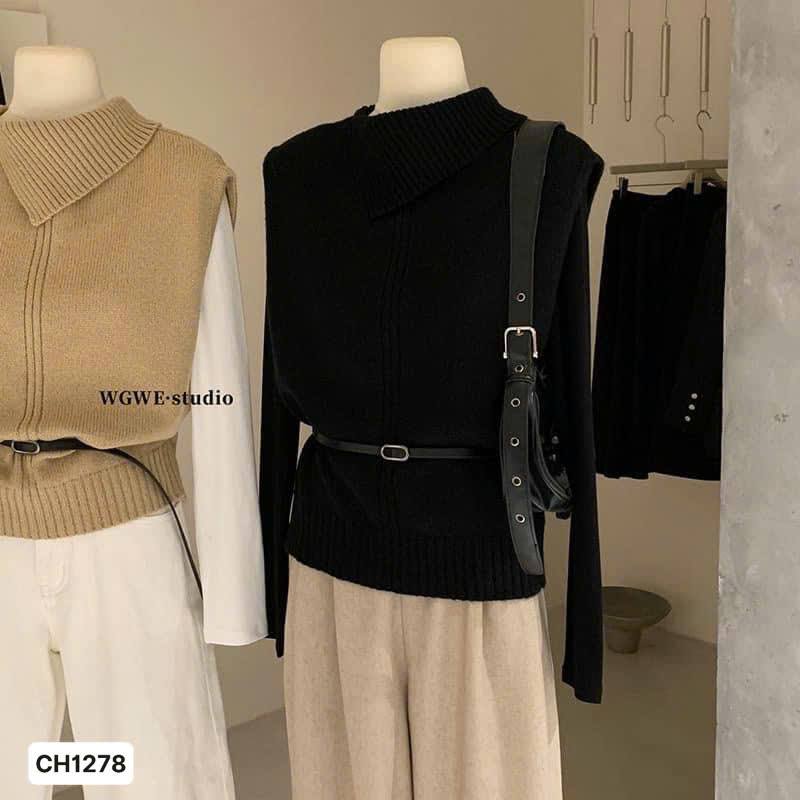 DEAL NGON MỚI GOM ( Korea Style-Brand Local TQ) | Gile len kèm belt ...