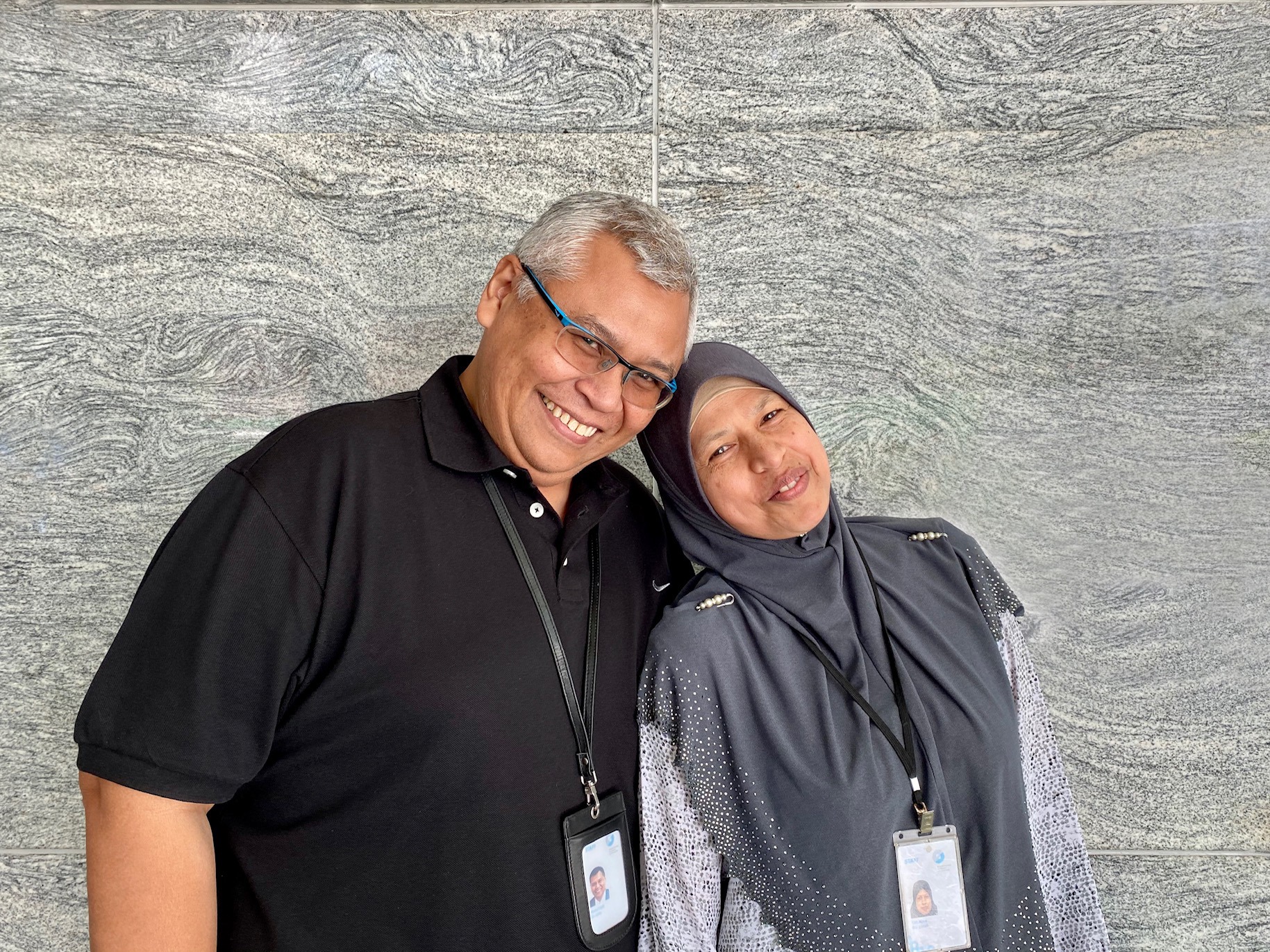 IRAS - From fellow officers to husband and wife. Meet Hadi...