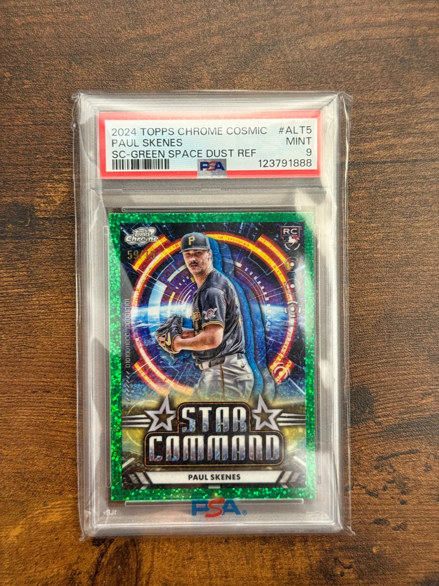 Paul Skenes Cosmic Chrome 1/1 Rookie Auto